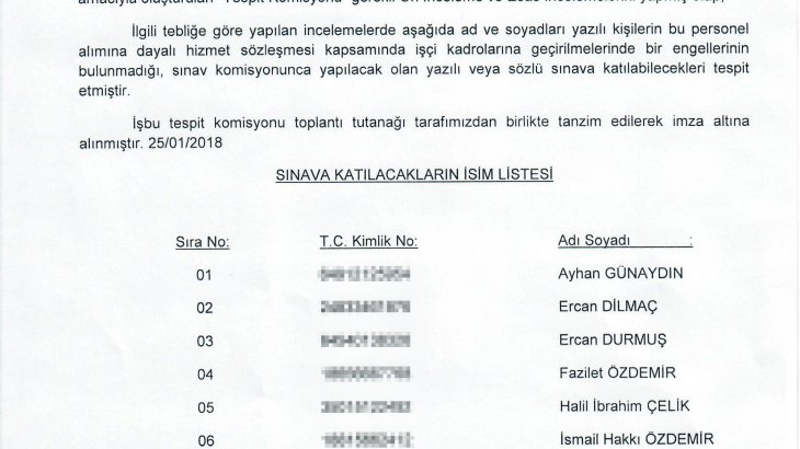 Taşeron Kapsamında Çalışan Personellerimizin Kadroya Alınması